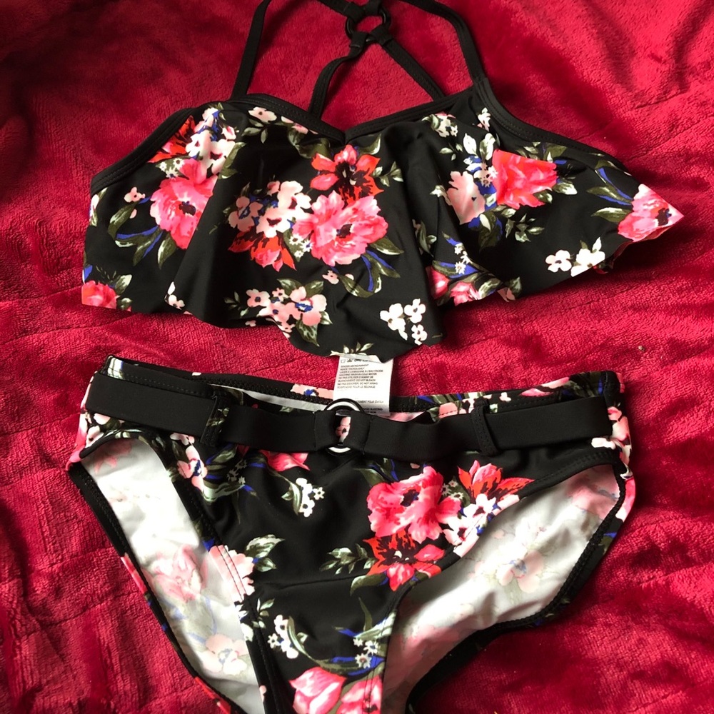 floral bikini set